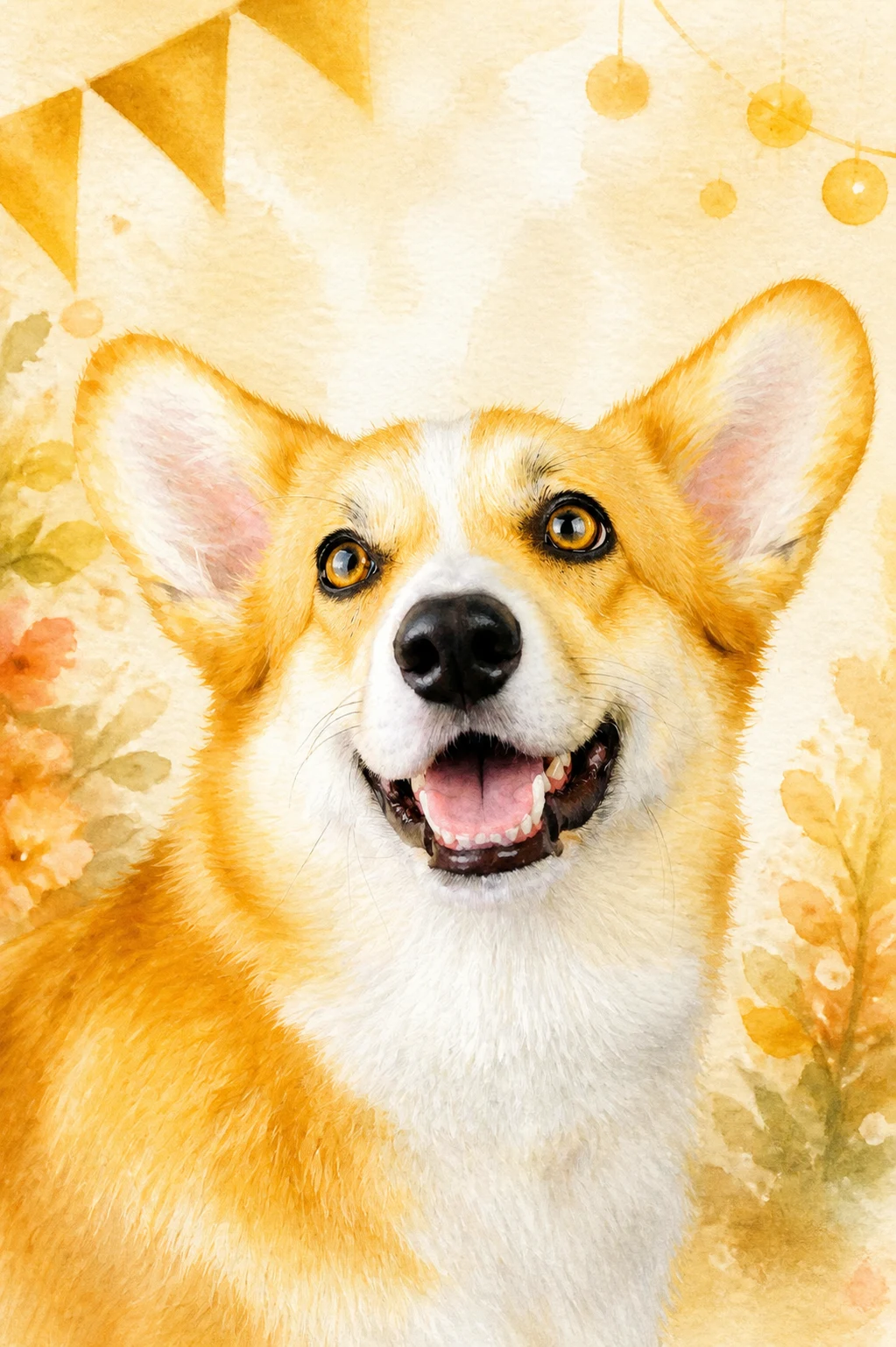 Celebration Storybook pet portrait example