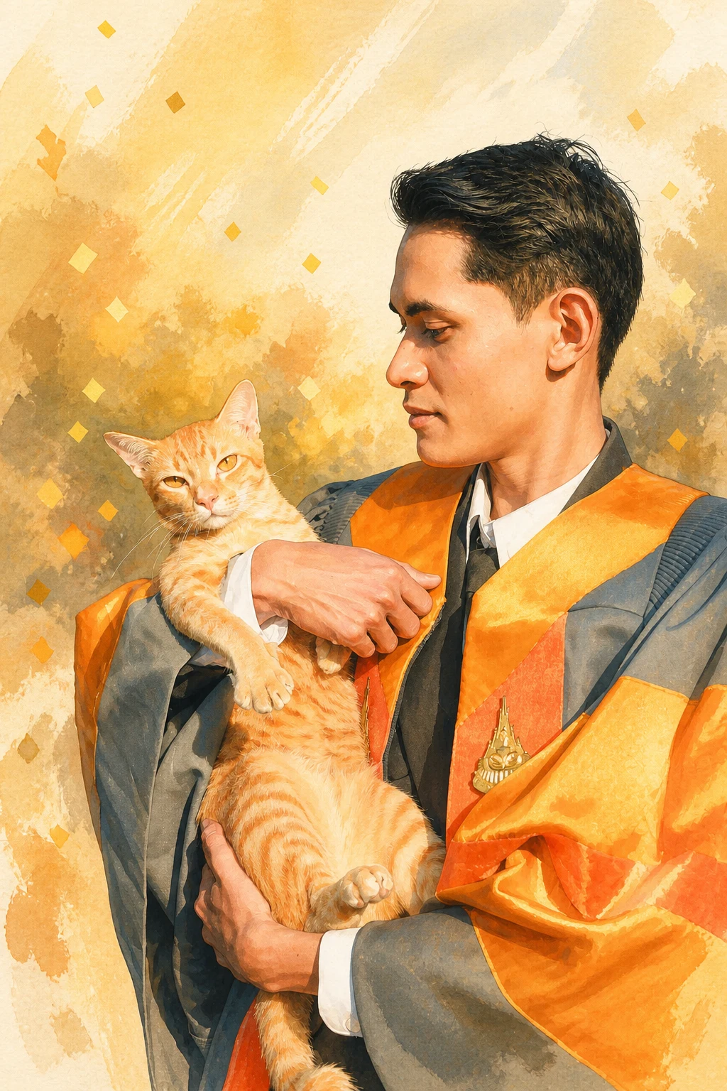 Celebration Storybook pet portrait example