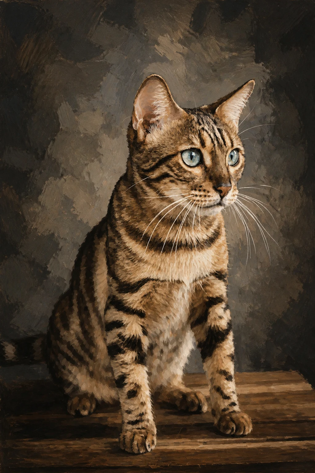 Modern Editorial pet portrait example