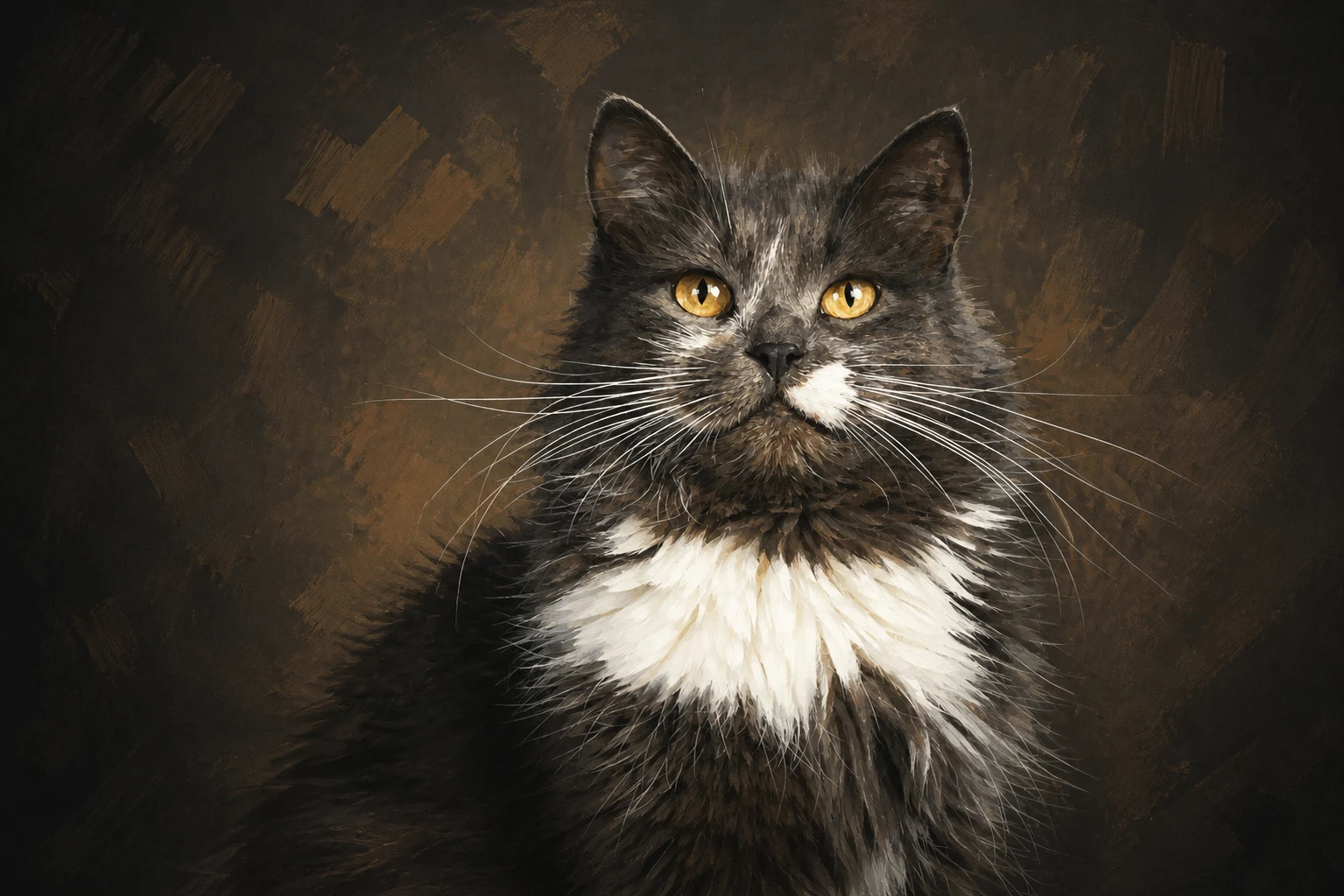 Modern Editorial pet portrait example