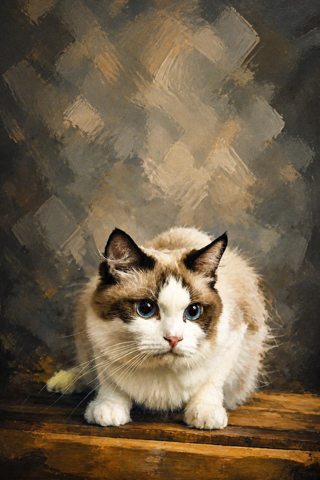 Modern Editorial pet portrait example