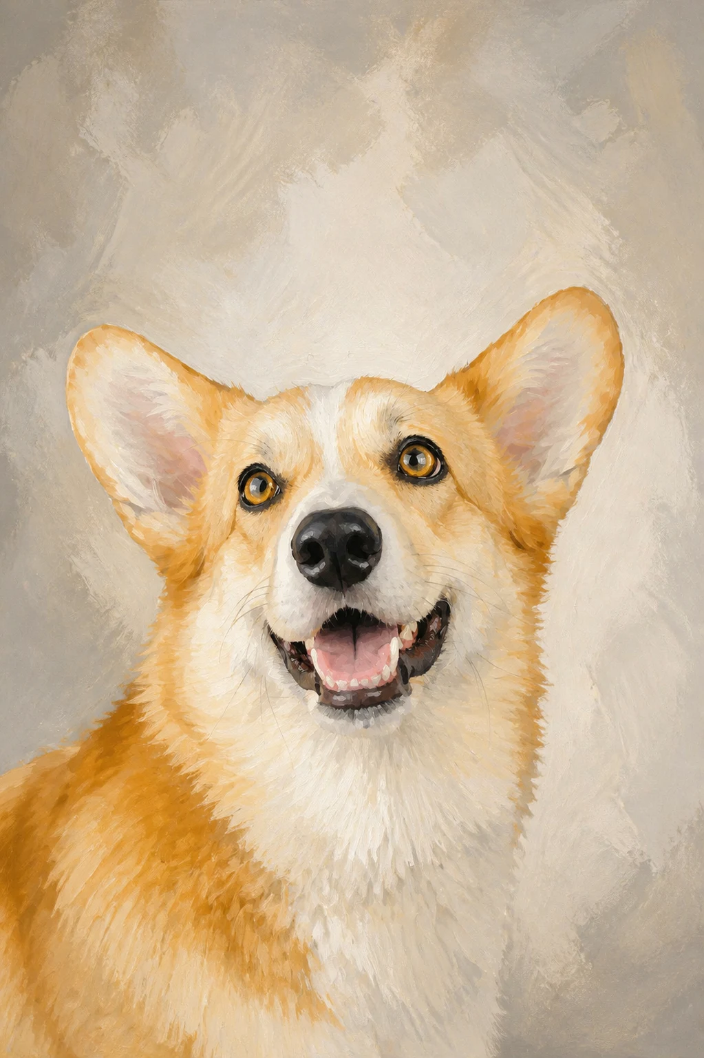 Modern Editorial pet portrait example