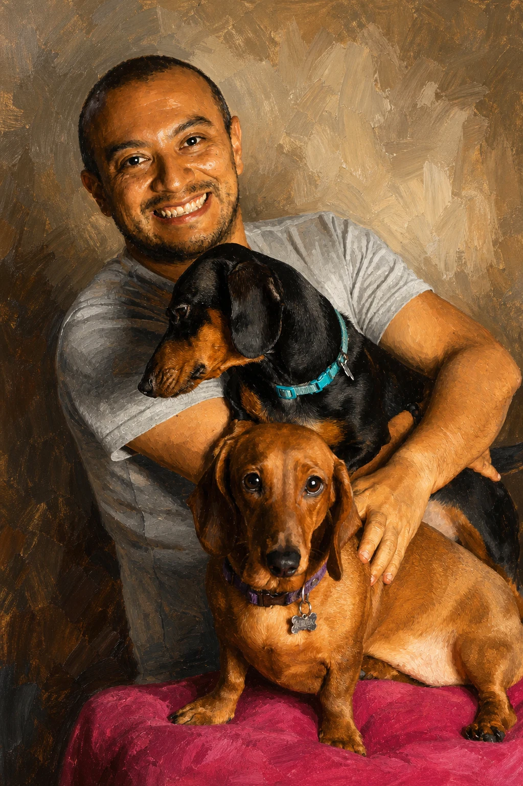 Modern Editorial pet portrait example