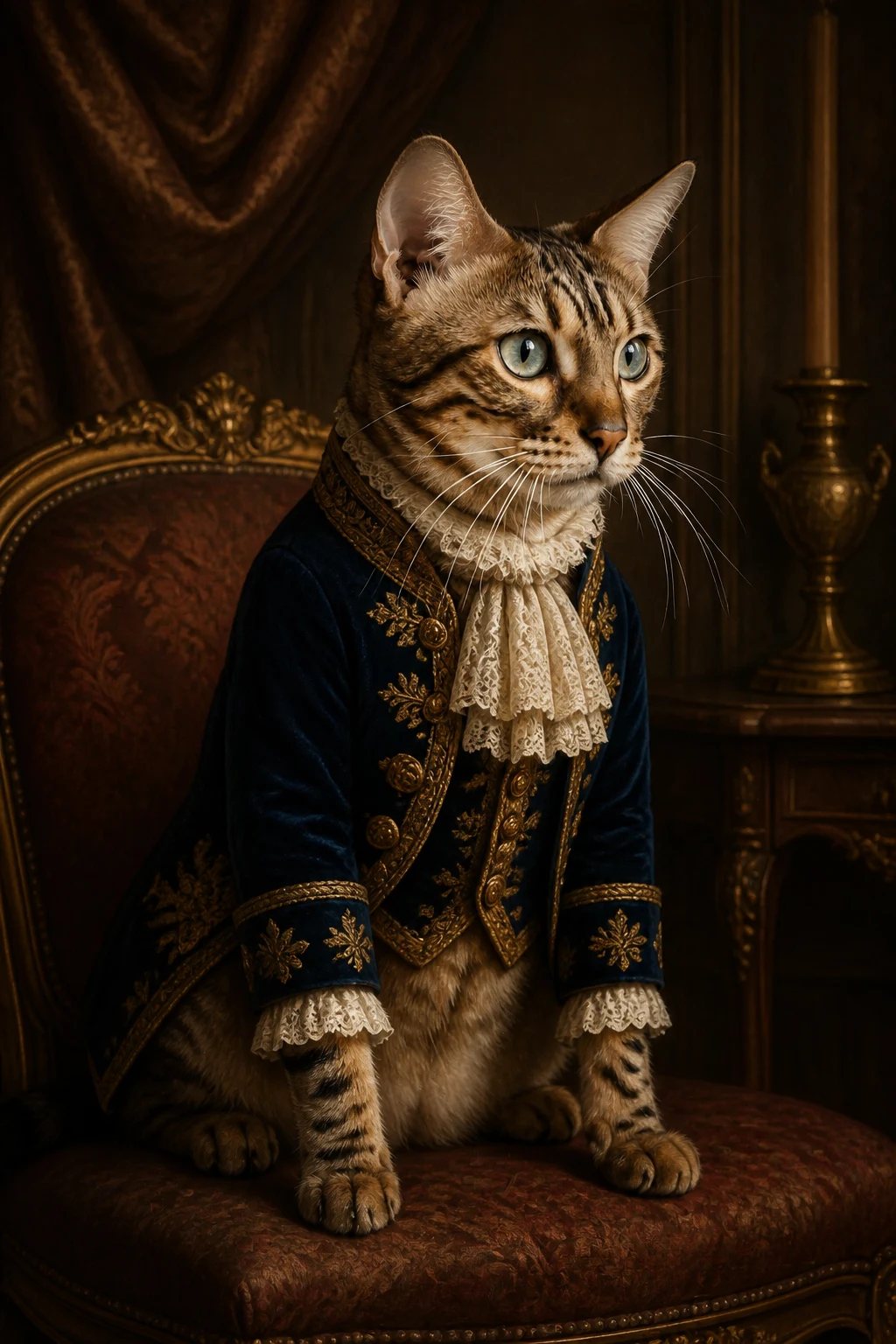 Royal Heritage pet portrait example