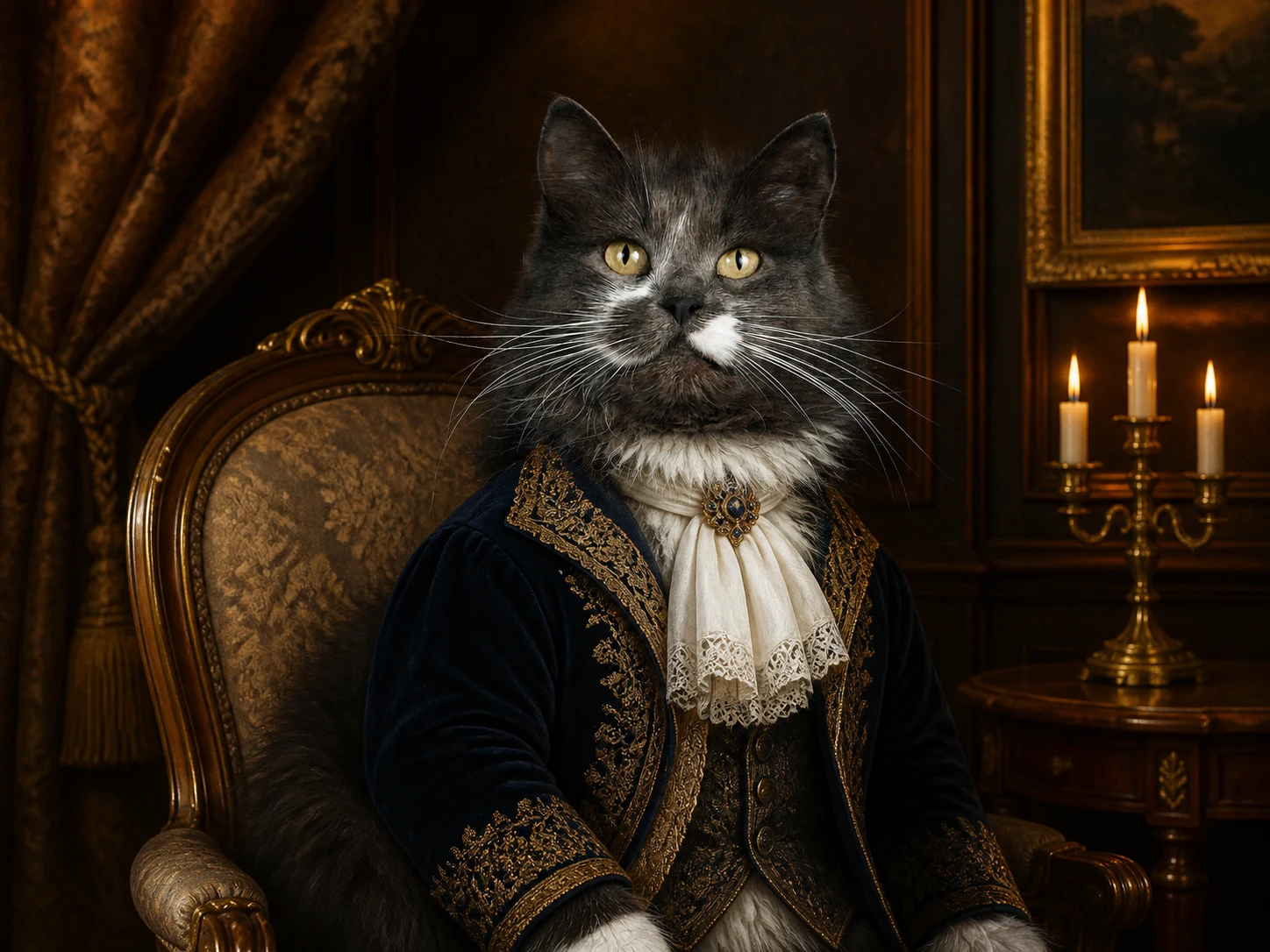 Royal Heritage pet portrait example