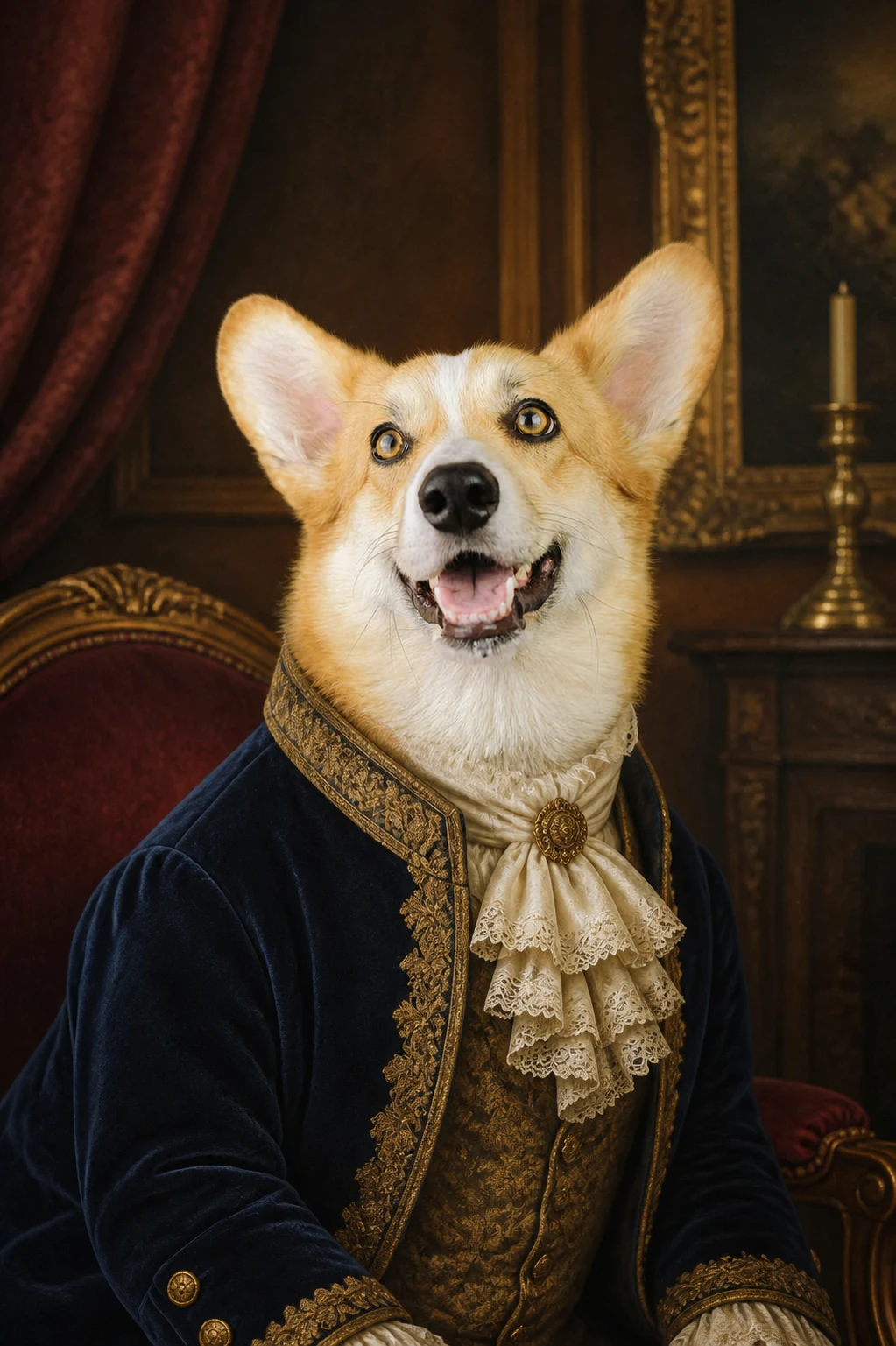 Royal Heritage pet portrait example