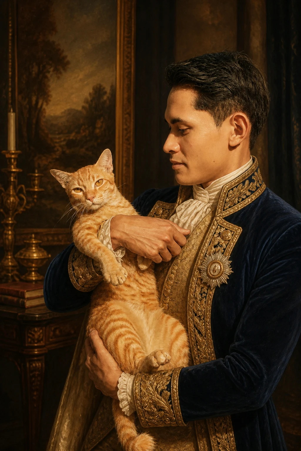 Royal Heritage pet portrait example