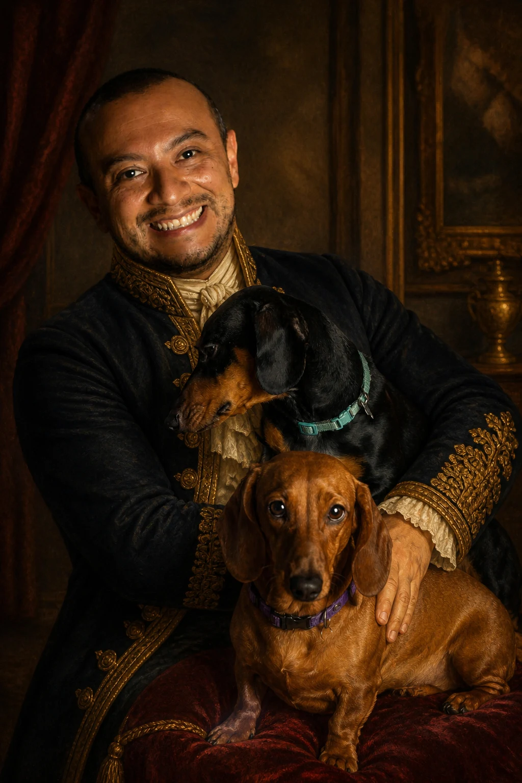 Royal Heritage pet portrait example