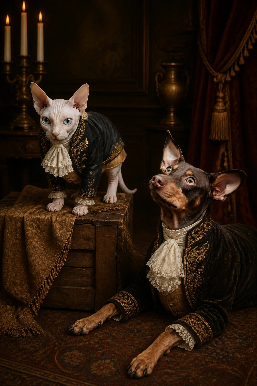 Royal Heritage pet portrait example