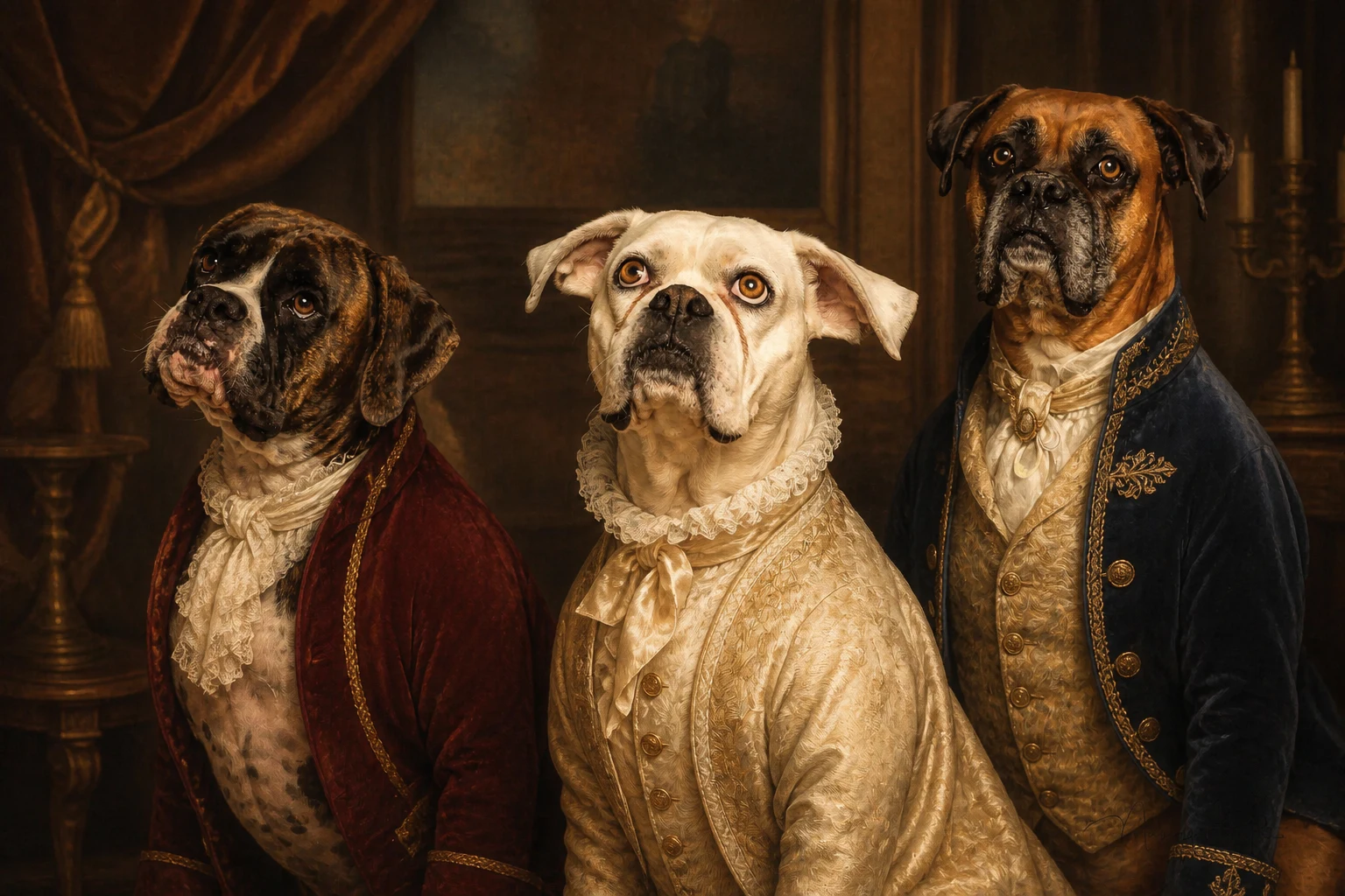 Royal Heritage pet portrait example