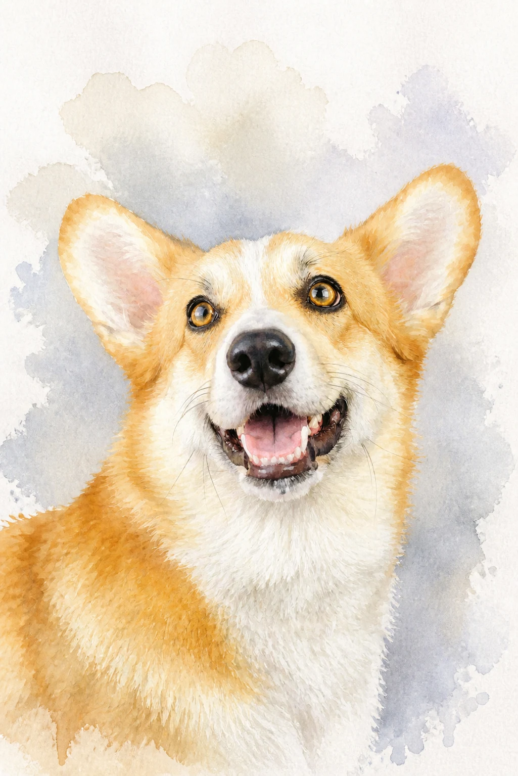 Pet portrait style example for the Dachshund guide