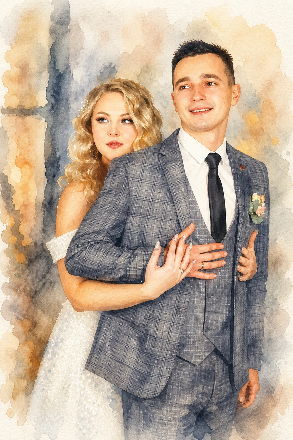 Portrait gift idea for Couples