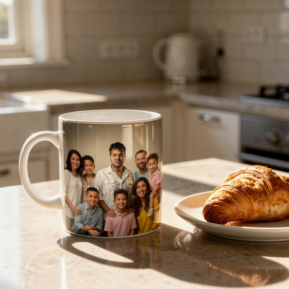 Accent Mug printed with the portrait