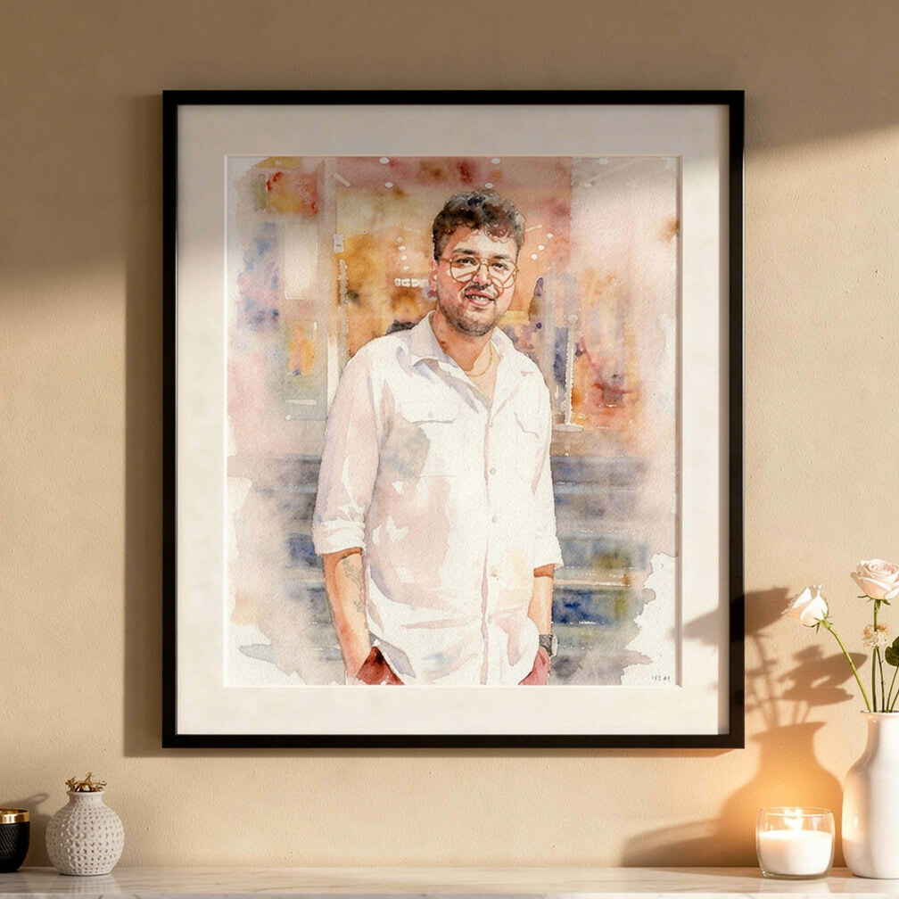 Custom Photo Framed Print — For Birthdays