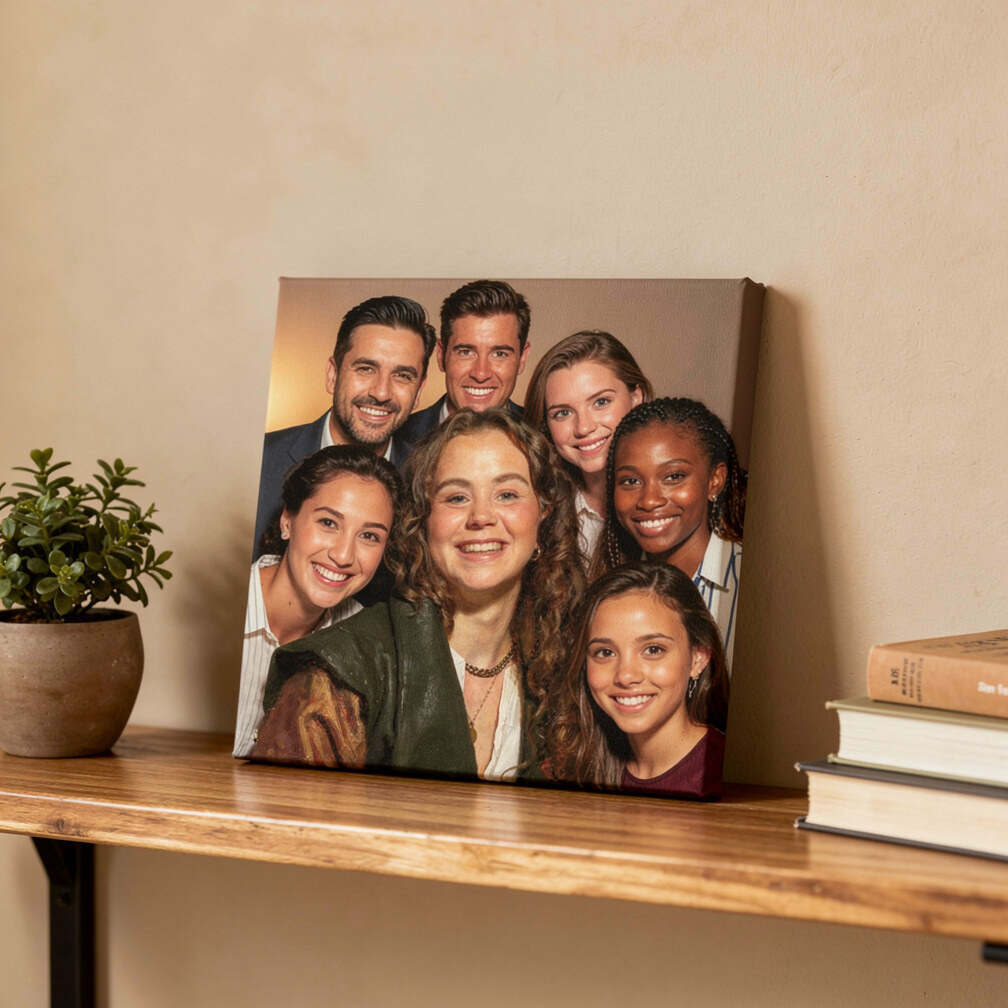 Custom Photo Tabletop Canvas — For Birthdays