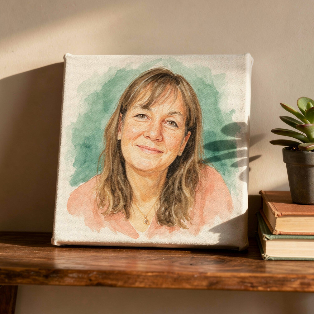 Custom Photo Tabletop Canvas — For Mom