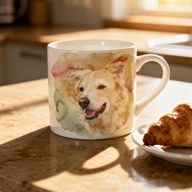 Accent Mug printed with the portrait