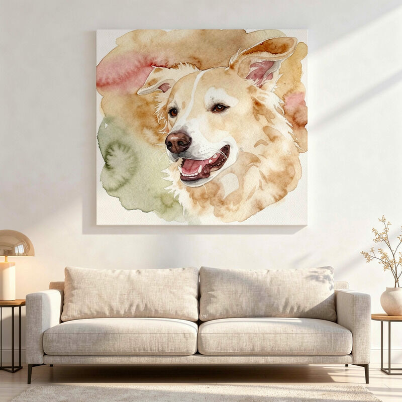 Custom Photo Canvas Wall Art — For Pets