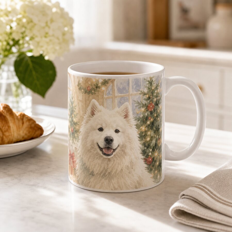 Custom Photo Classic White Mug — For Pets