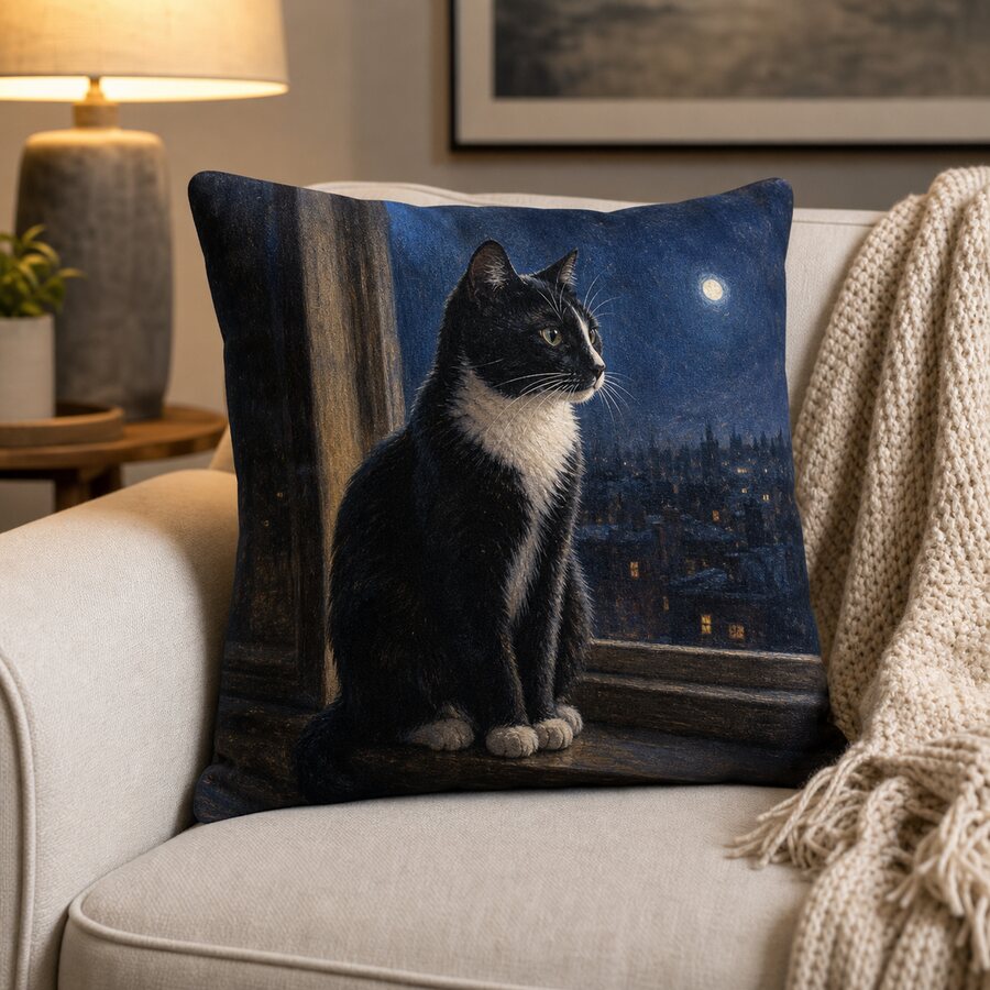 Custom Photo Throw Pillow — For Pets