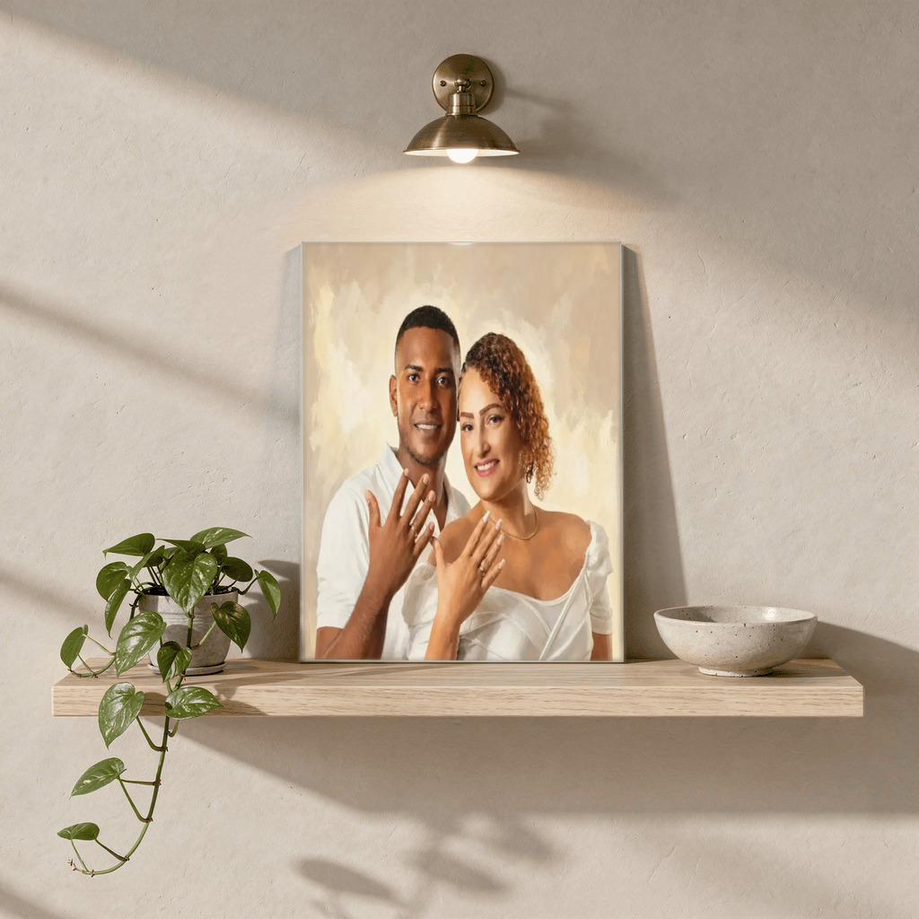 The exact Modern Editorial artwork shown on Acrylic print — modern clinic décor.