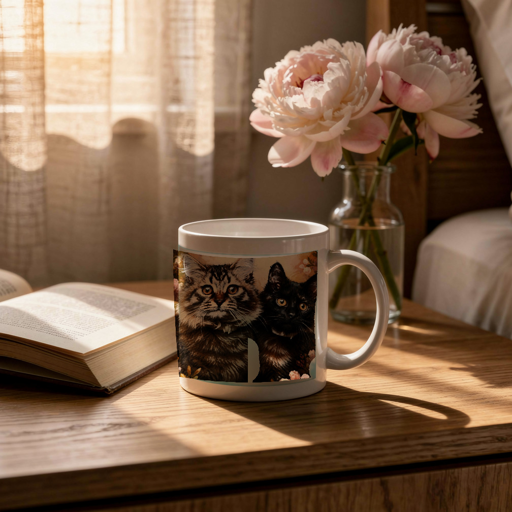 The exact approved portrait on Classic White Mug