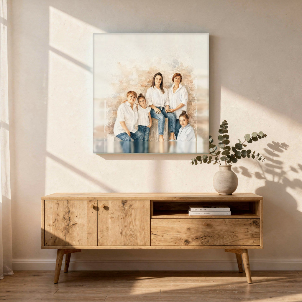 The exact Signature Watercolor artwork shown on Romantic florals she'll show off to friends.