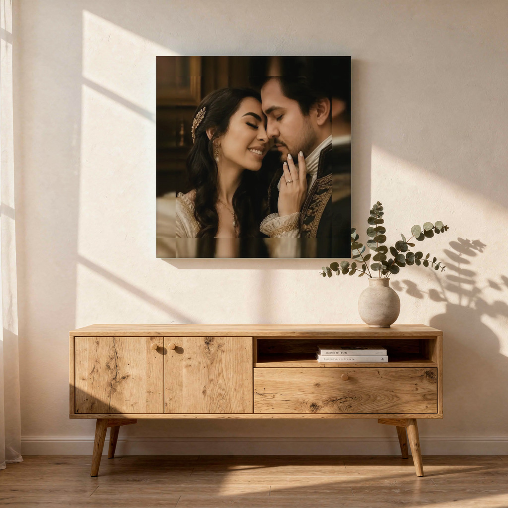 The exact Royal Heritage artwork shown on Old-master elegance for the formal room.