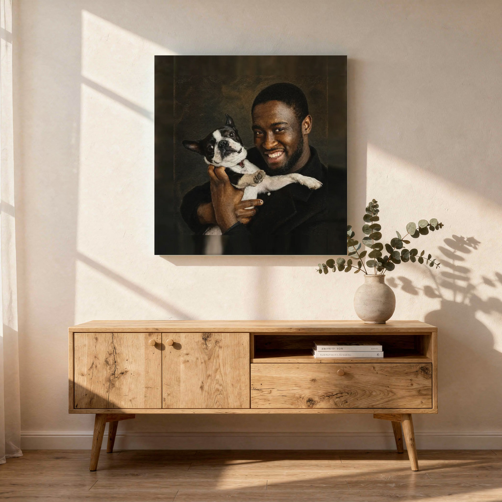 The exact approved portrait on Canvas Wall Art