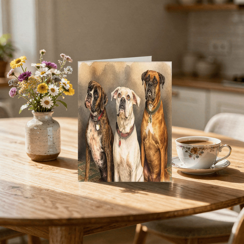The exact Signature Watercolor artwork shown on Watercolor pet card under $15 — the budget or memorial option.