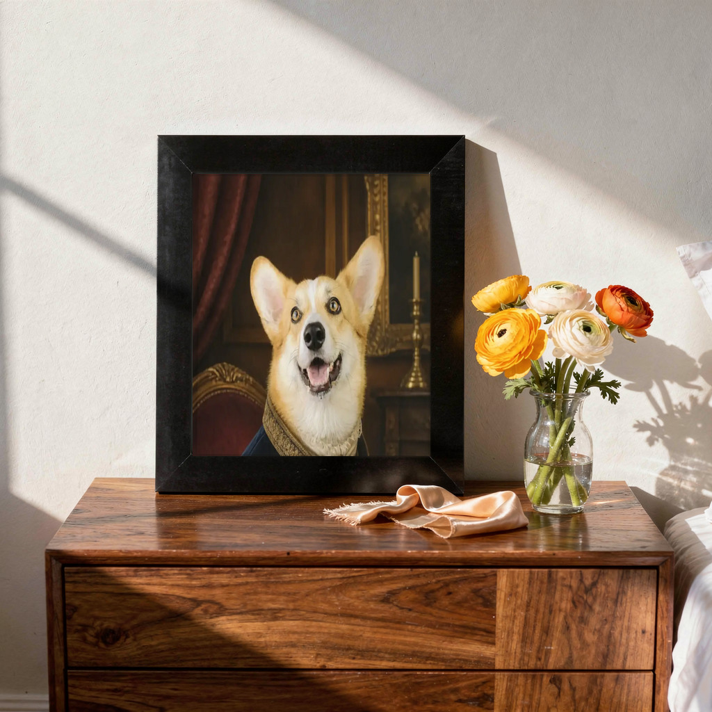 Custom portrait gifts for pet owners sample