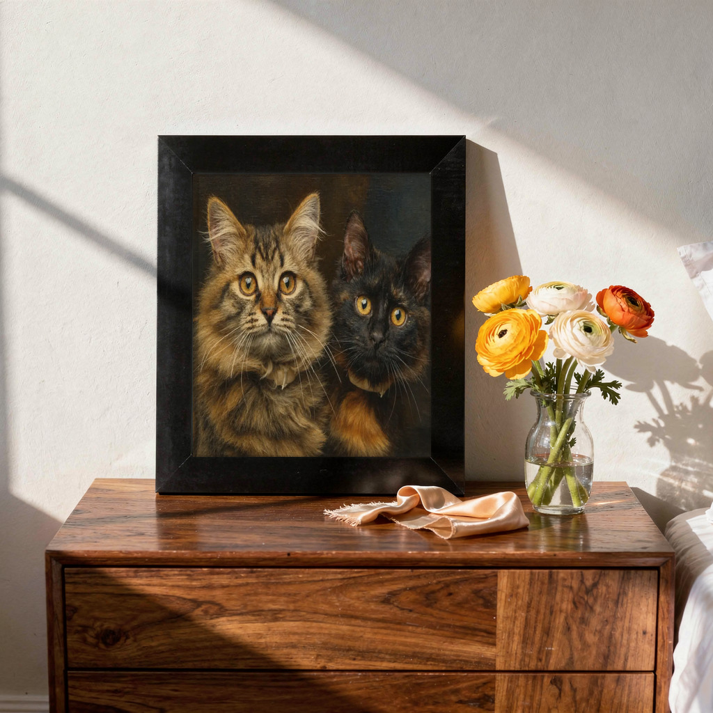 The exact Museum Oil artwork shown on A framed print for a retiring teacher.