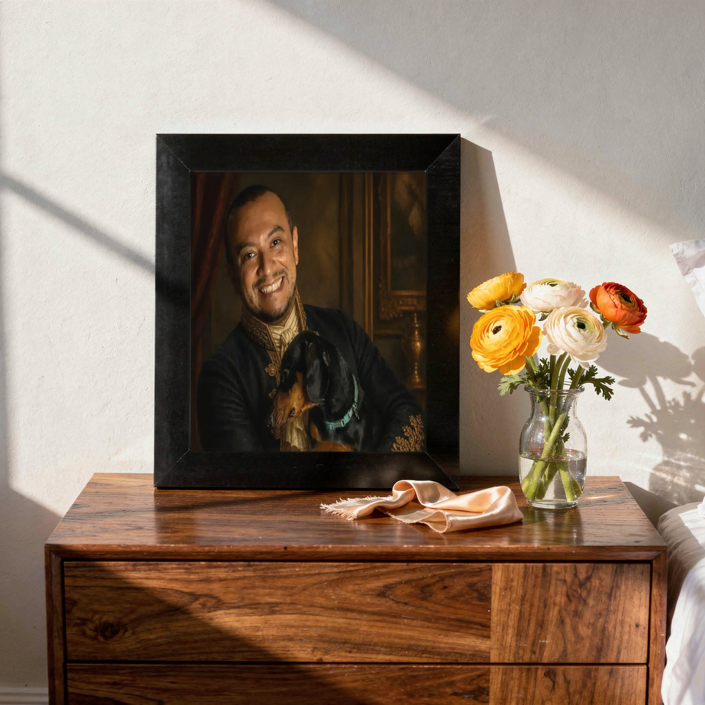 Custom portrait gifts for dog walkers and pet sitters sample