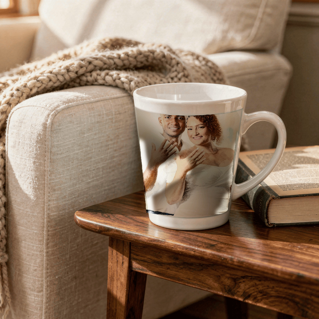 The exact Signature Watercolor artwork shown on A watercolor mug for her morning coffee.