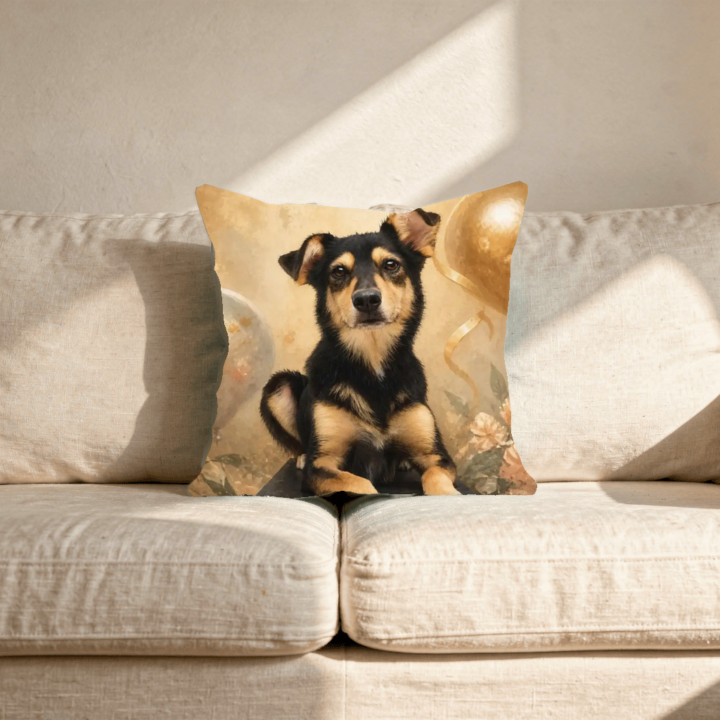 The exact Celebration Storybook artwork shown on Pop Art throw pillow — the accent piece for a colorful home.