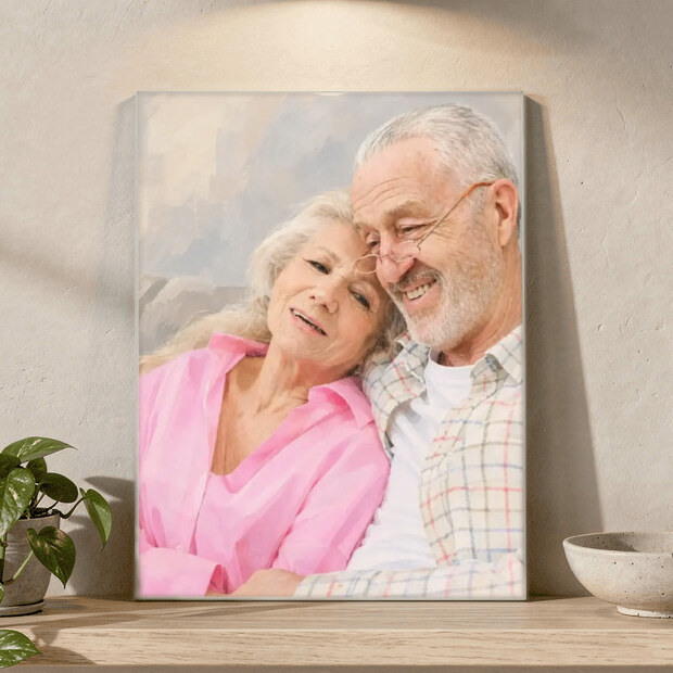 Illustrative Modern Editorial portrait on Acrylic Print