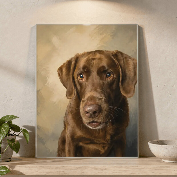 Illustrative Modern Editorial portrait on Acrylic Print