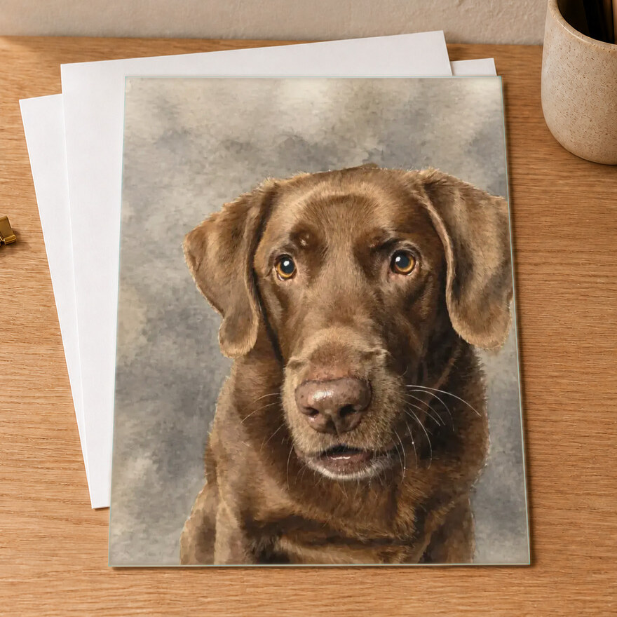 Illustrative Signature Watercolor portrait on Art Print