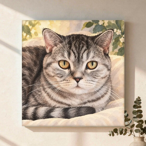 Illustrative Celebration Storybook portrait on Canvas Wall Art