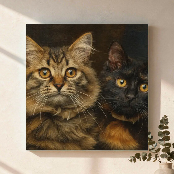 Illustrative Museum Oil portrait on Canvas Wall Art