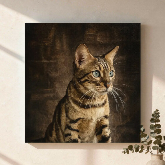 Illustrative Museum Oil portrait on Canvas Wall Art