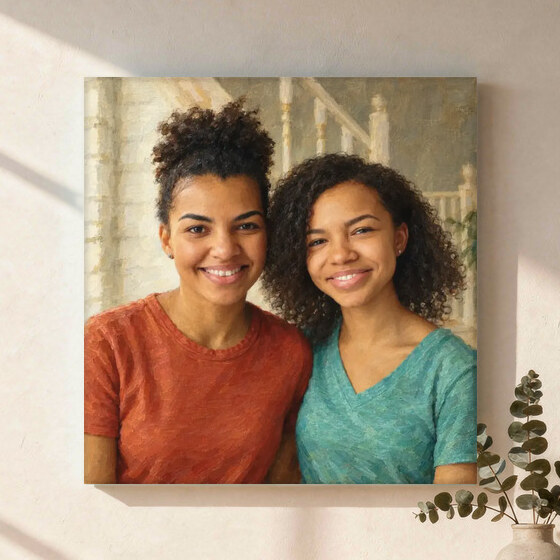 Illustrative Museum Oil portrait on Canvas Wall Art