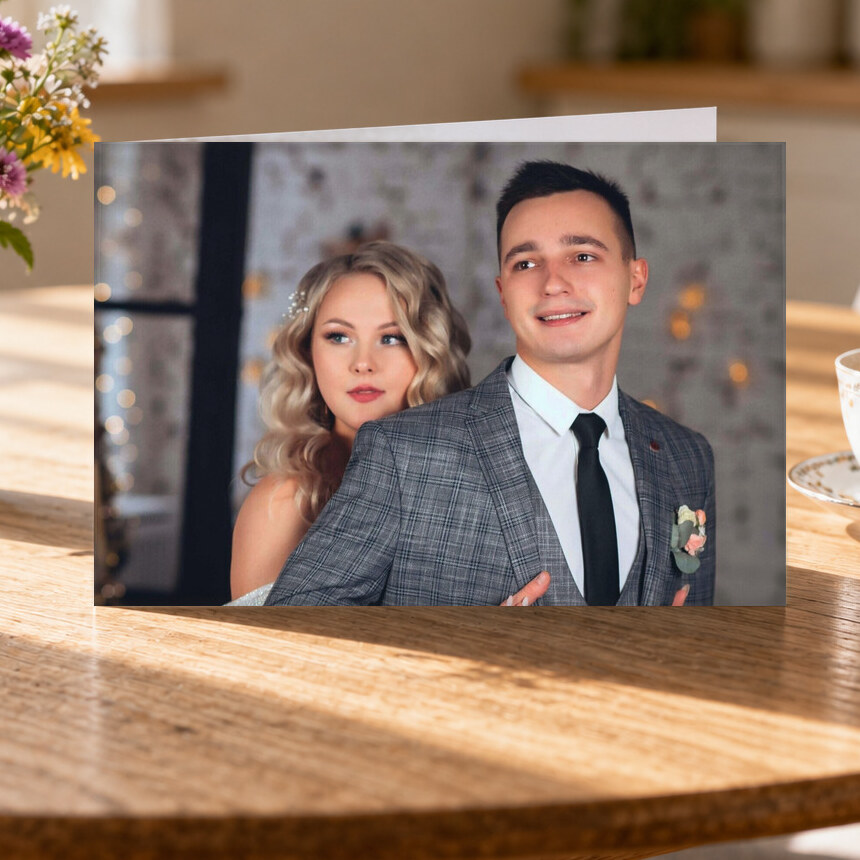 The exact original photo shown on Greeting Card