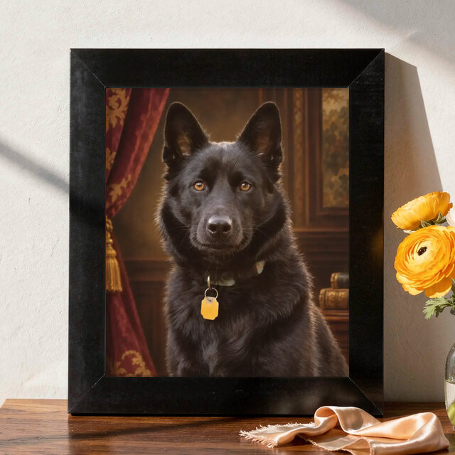 Illustrative Royal Heritage portrait on Framed Print