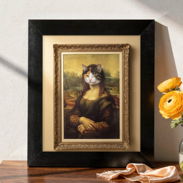 Famous Painting artwork shown on Framed Print