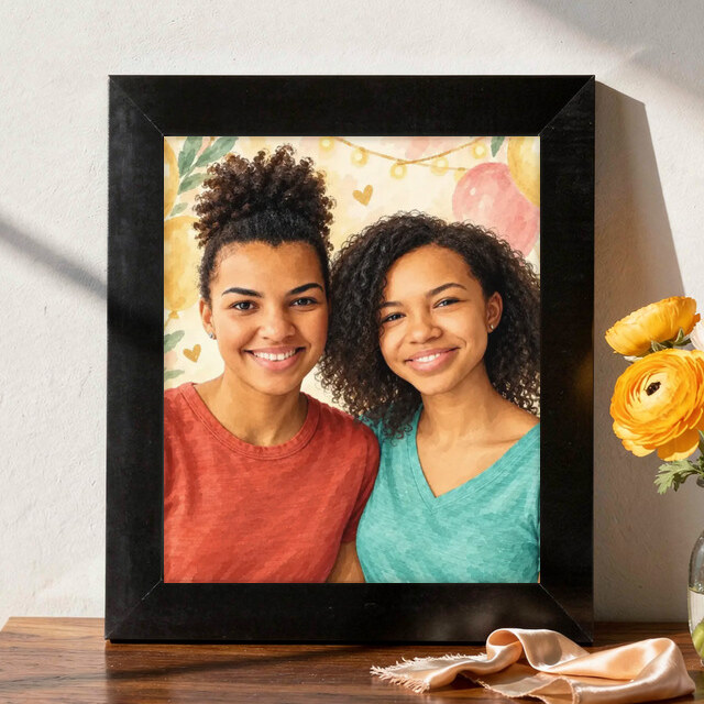 The exact Celebration Storybook artwork shown on Framed Print