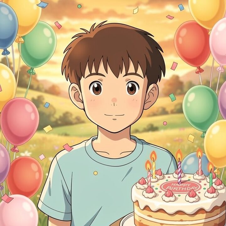 Studio Ghibli portrait sample