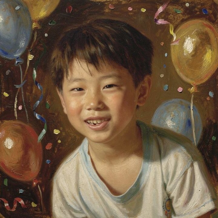 Oil Painting portrait sample