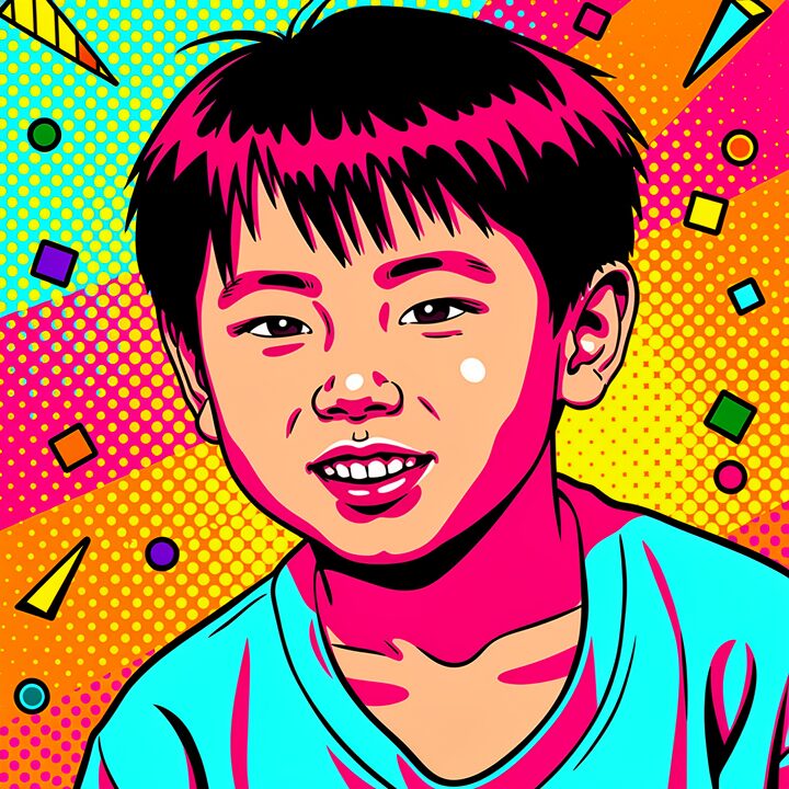 Pop Art portrait sample