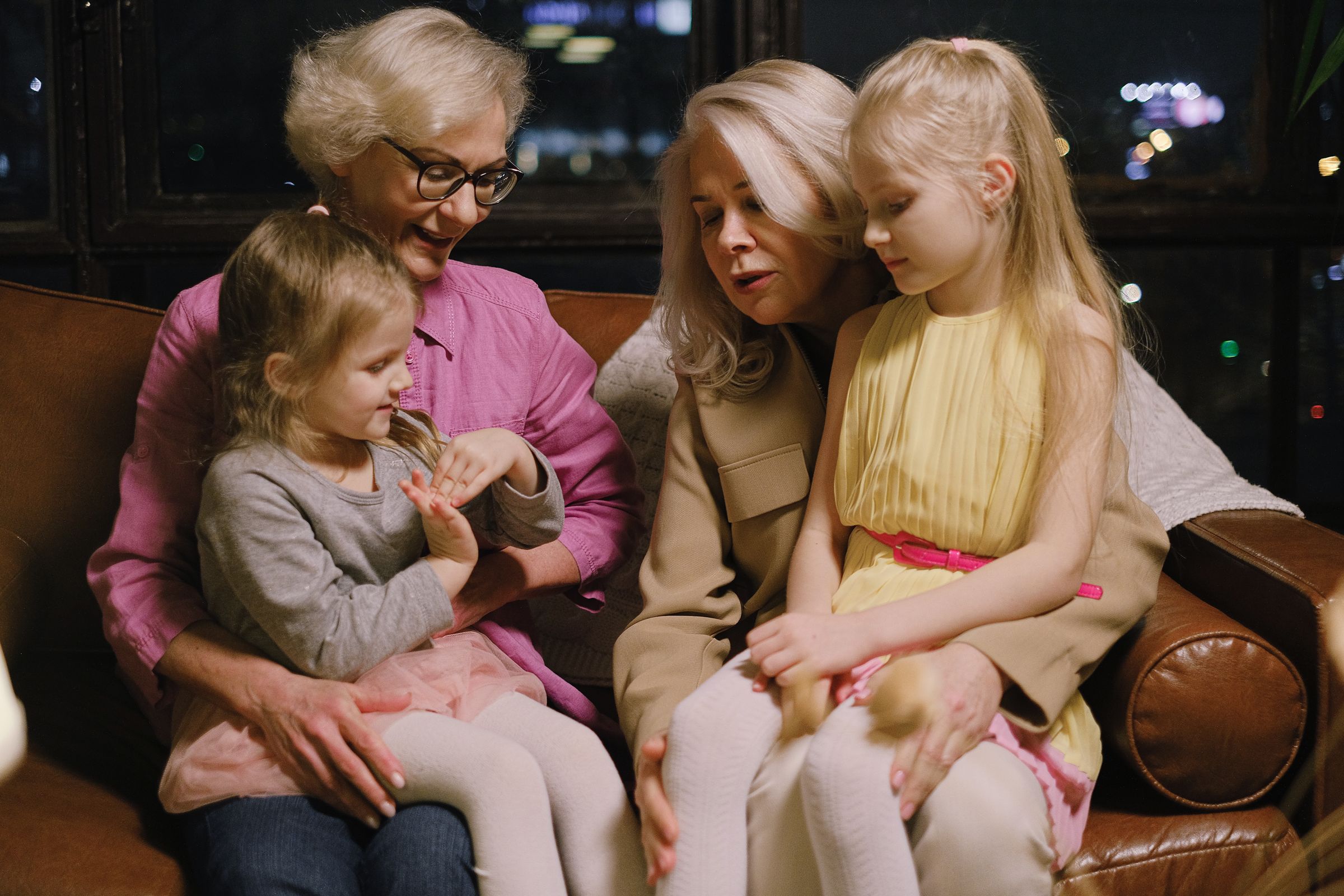 Three generations of a family together